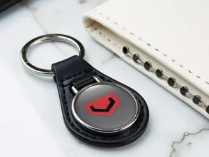 Vossen Llavero Cuero Diseño Alta Borde Lujo